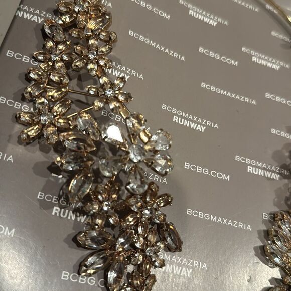 BCBGMAXAZRIA Gold and Silver Crystal Necklace - Picture 3 of 5